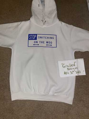 Vlone Pop Smoke x Vlone Stop Snitching Hoodie - image 1