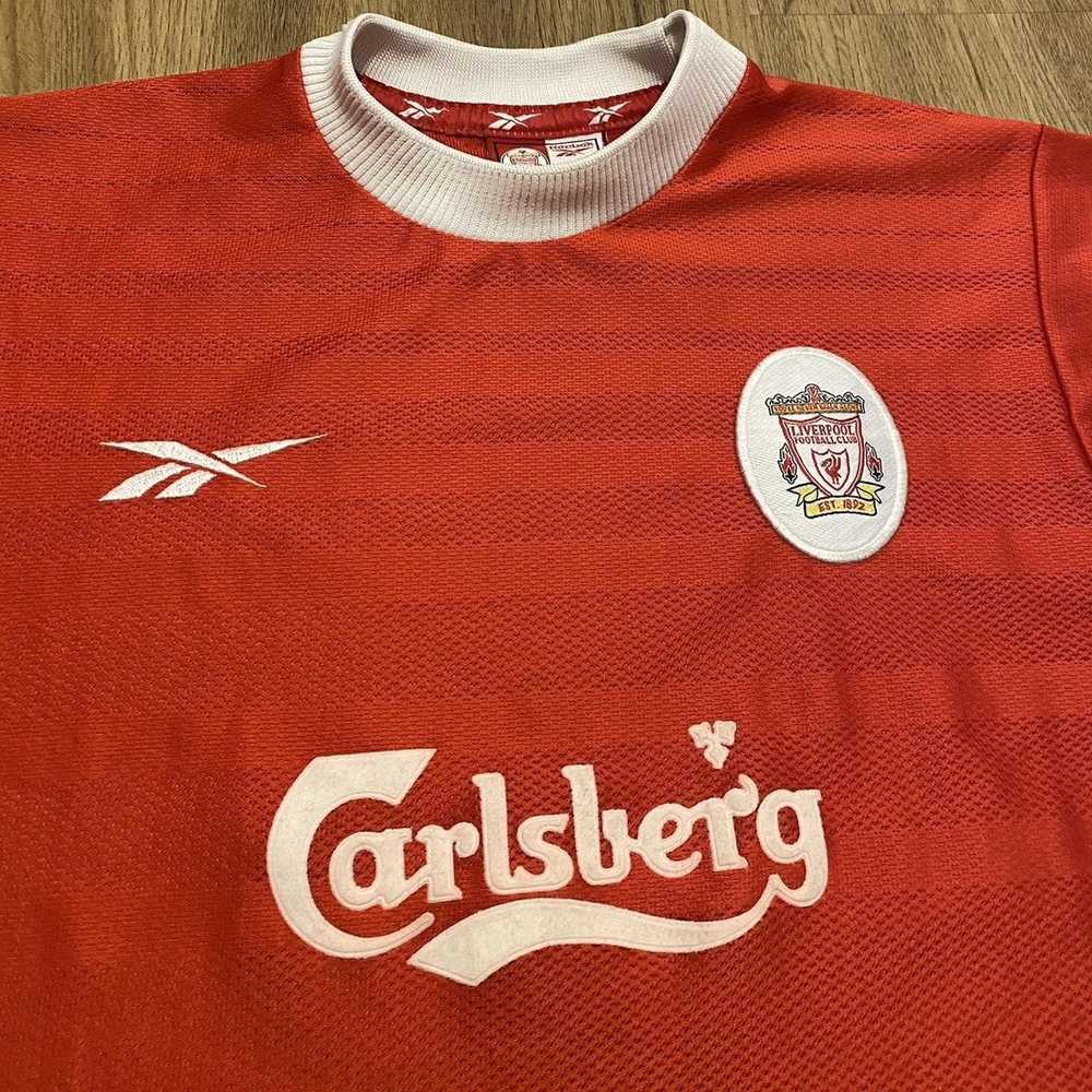 Reebok 1998-99 Liverpool Carlsberg Football Shirt… - image 3