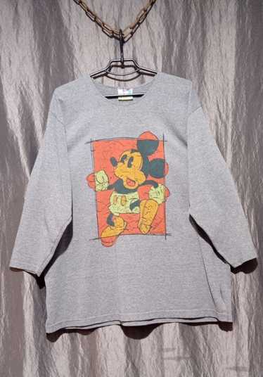 Band Tees × Disney × Made In Usa Vintage 90s Mick… - image 1