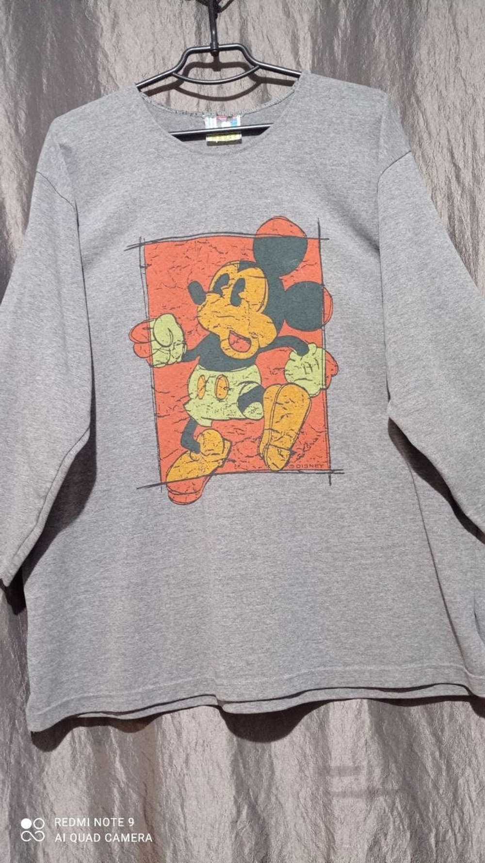 Band Tees × Disney × Made In Usa Vintage 90s Mick… - image 2