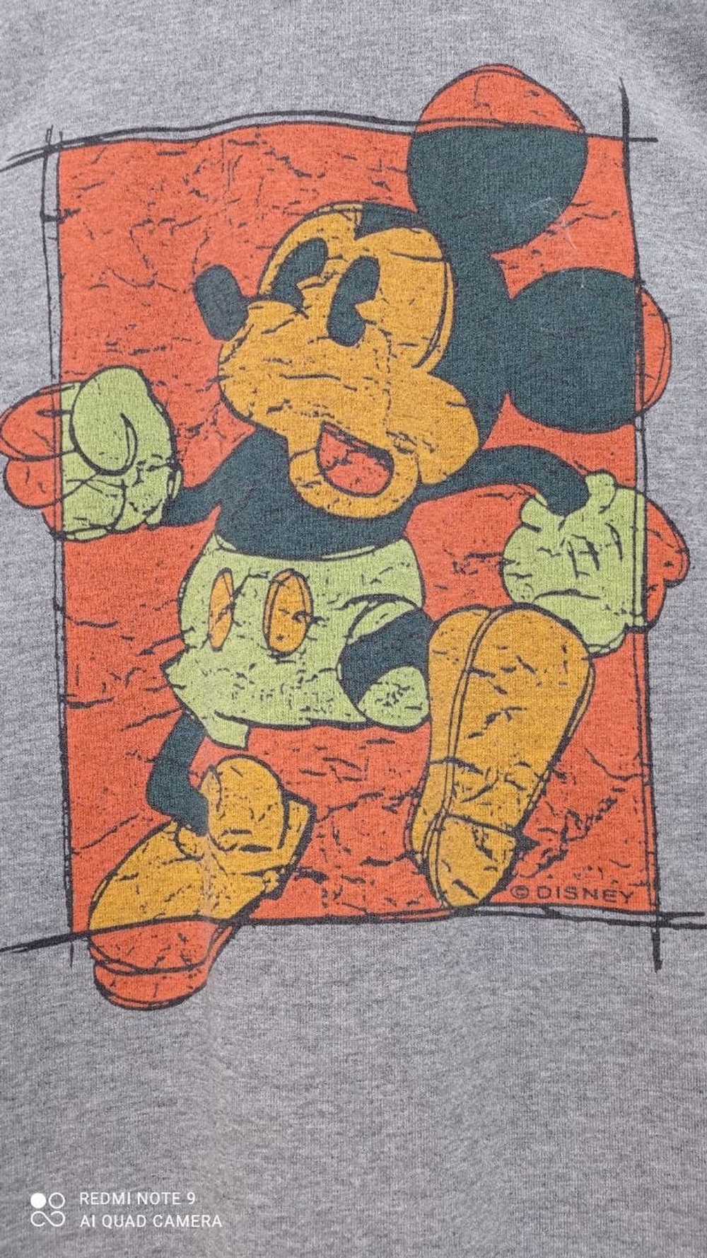 Band Tees × Disney × Made In Usa Vintage 90s Mick… - image 3