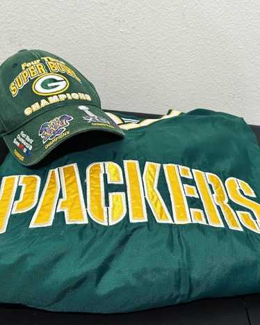 Green Bay Packers Starter Extreme Vintage Logos Full-Zip Jacket