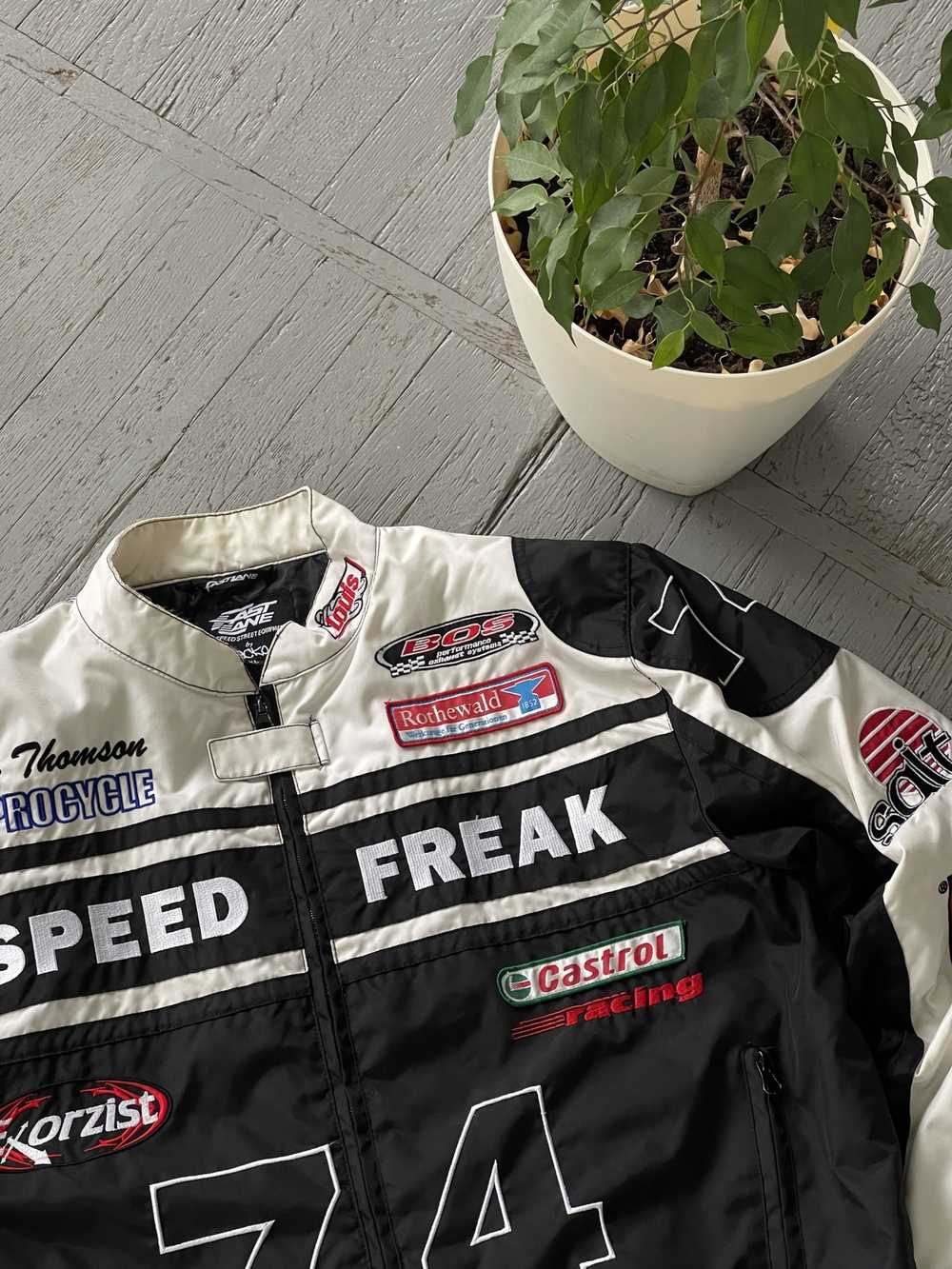 Japanese Brand × NASCAR × Racing Vintage Speed Fr… - image 4