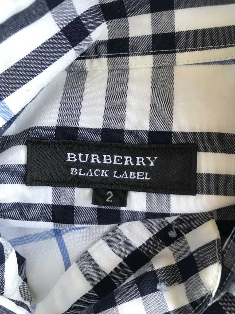 Burberry Burberry Black Label Checkered shirt - image 5