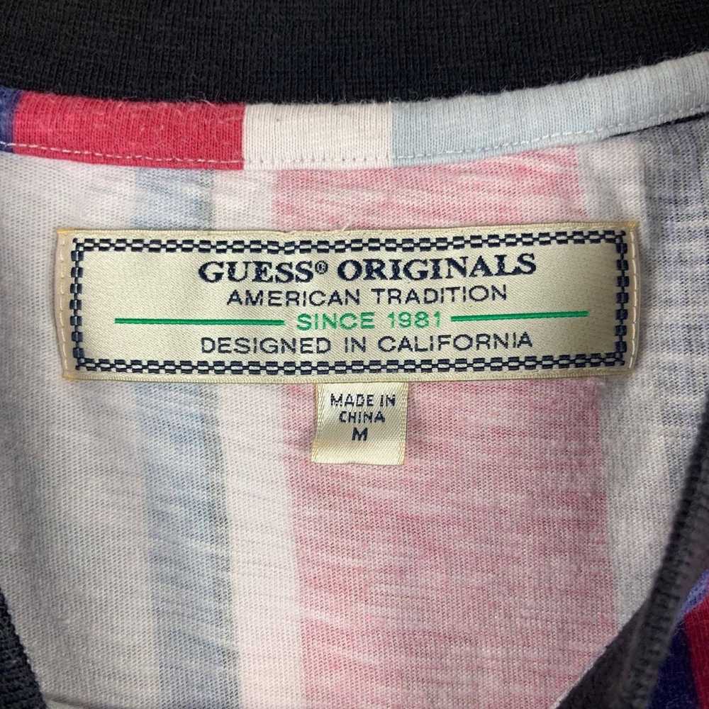 Guess GUESS Blue & Purple Striped T-Shirt - image 4