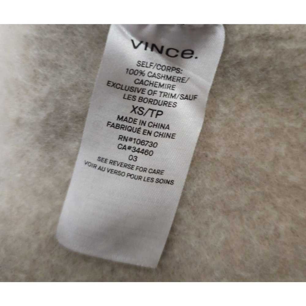 Vince Vince $525 Boiled 100% Cashmere Raglan Card… - image 3