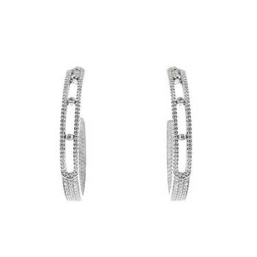Messika Move Joaillerie hoop earrings in white go… - image 1