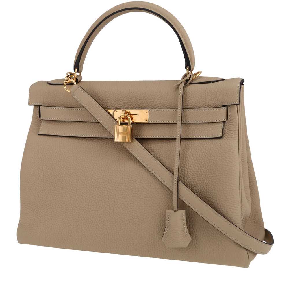 Hermès Kelly 32 cm handbag Trench togo leather Co… - image 1