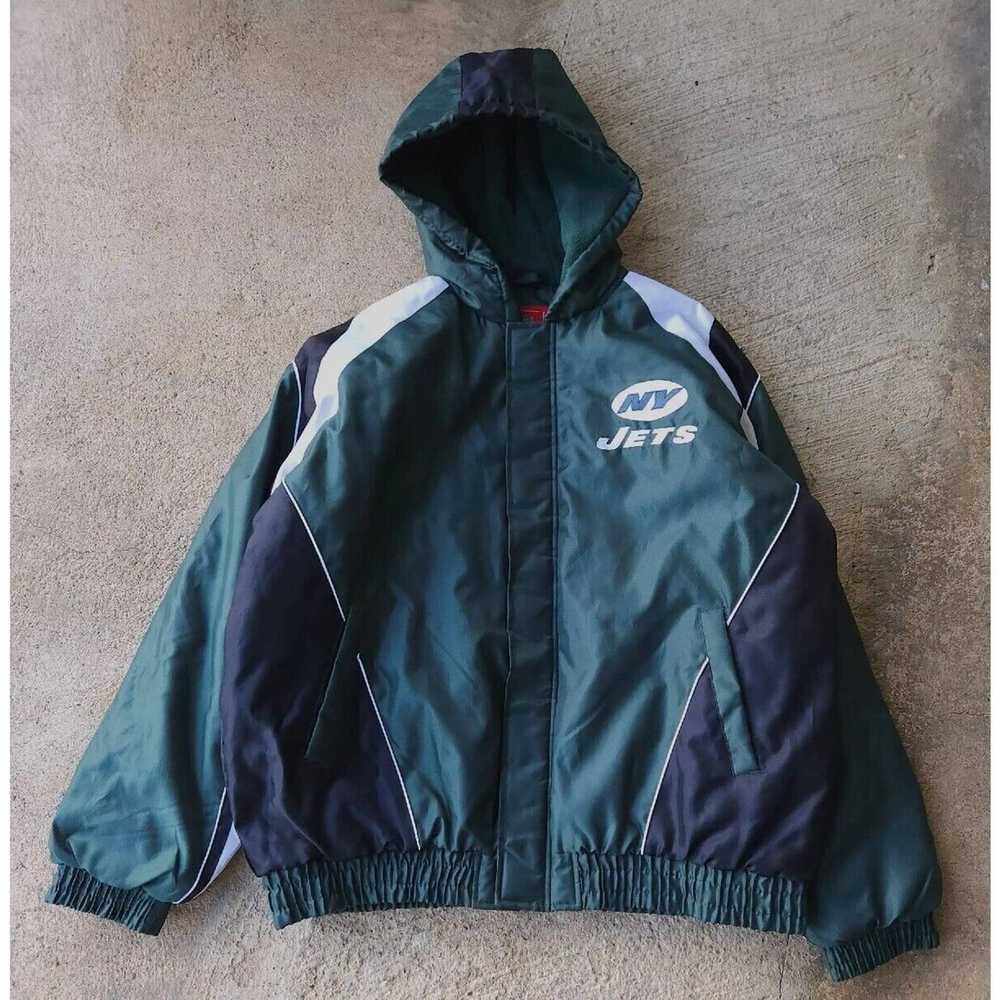 NFL × Streetwear NY New York JETS NFL Oversized Z… - image 1