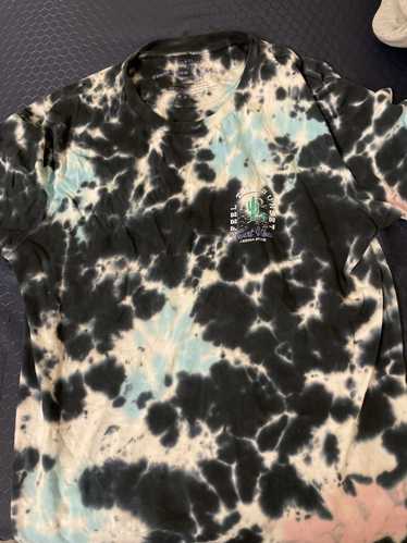 Other denim and flower tie dye shirt - image 1