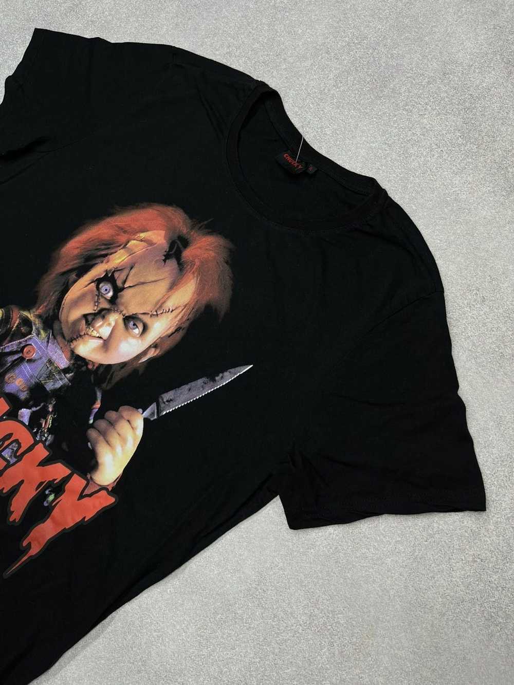 Movie × Rare × Vintage Vintage Chucky Black T Shi… - image 2