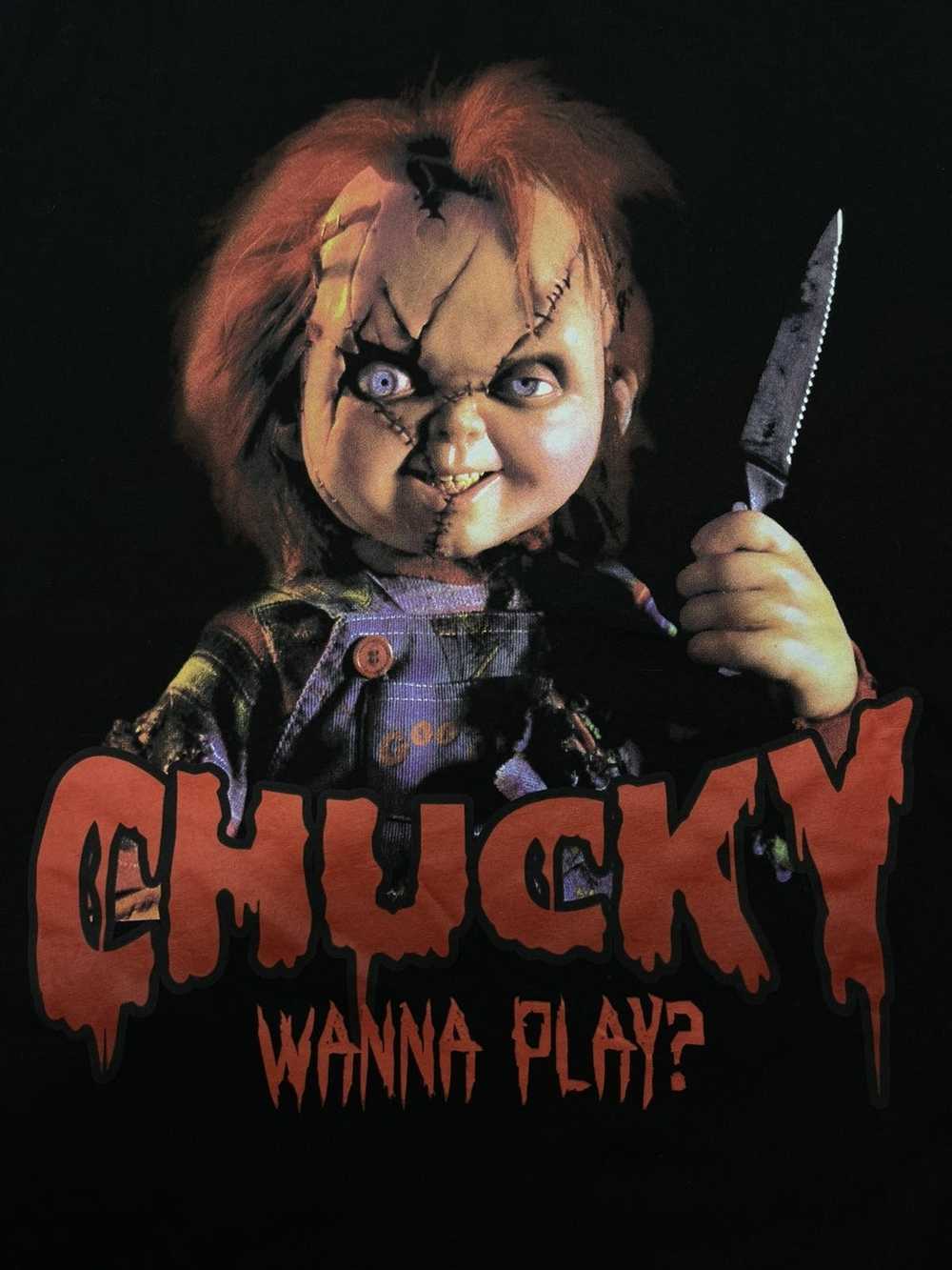 Movie × Rare × Vintage Vintage Chucky Black T Shi… - image 3