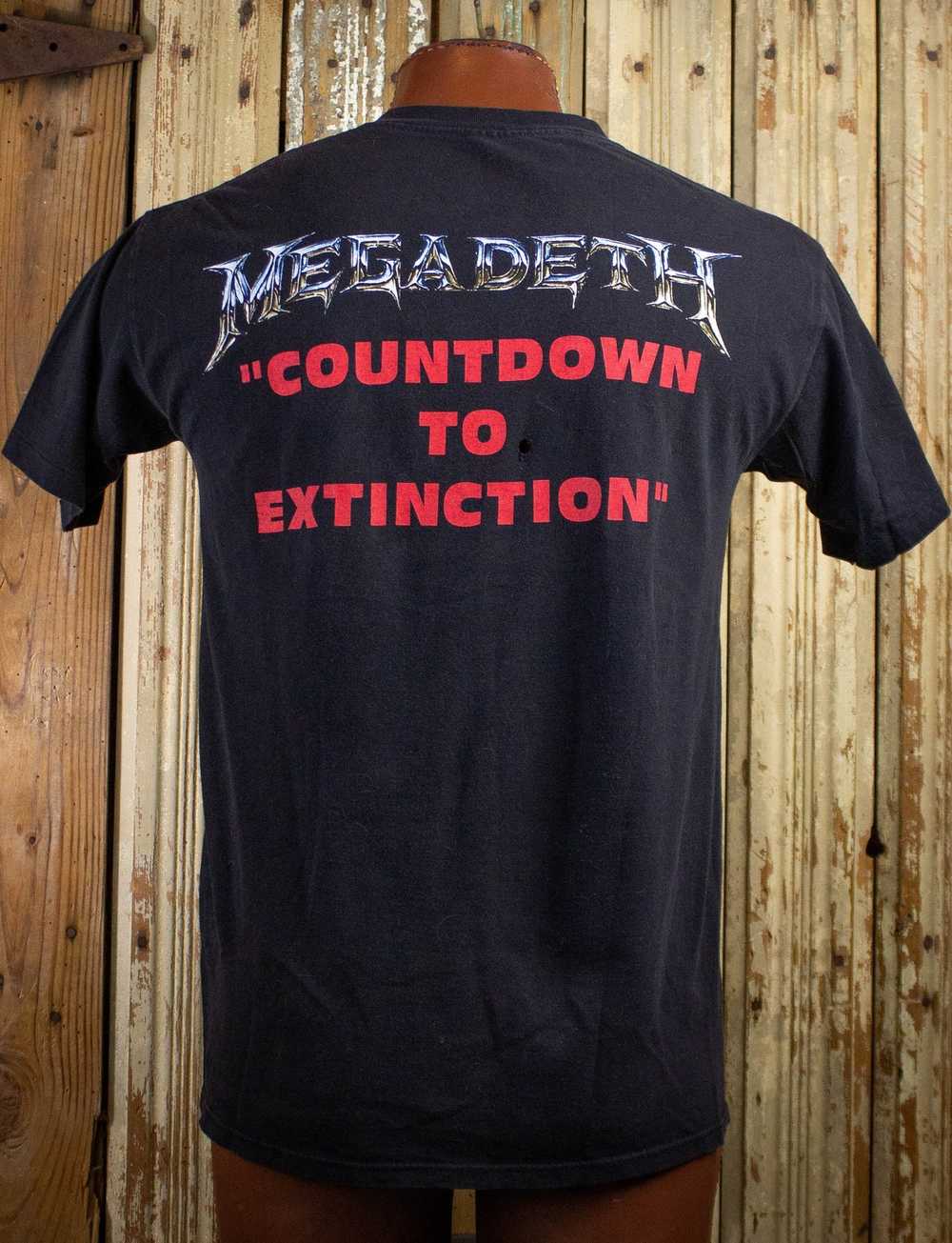 Band Tees × Vintage Vintage Megadeth Countdown to… - image 3