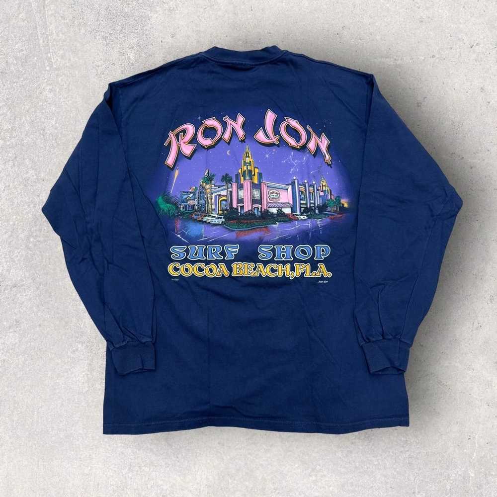 Vintage Ron Jon Surf Shop Size Small Long Sleeve Shirt Cocoa Beach