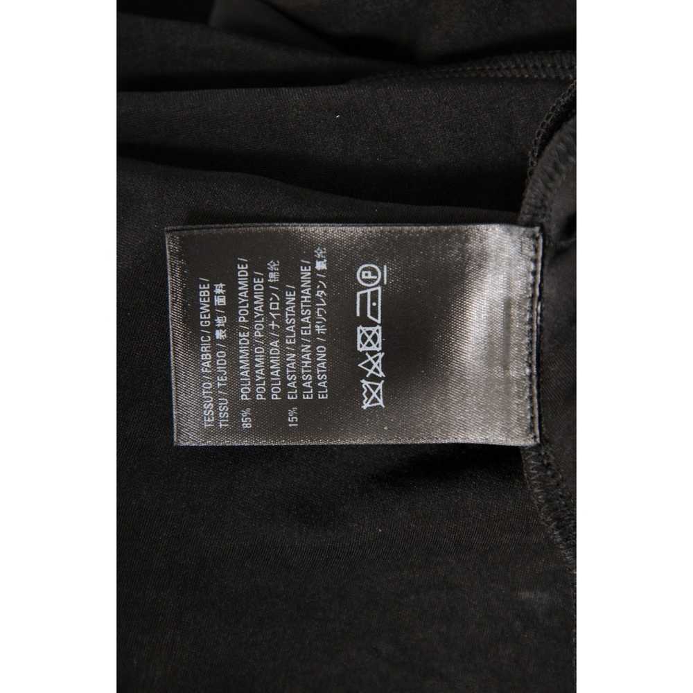 Balenciaga Wrap Mini Dress Black Crushed Velvet T… - image 11