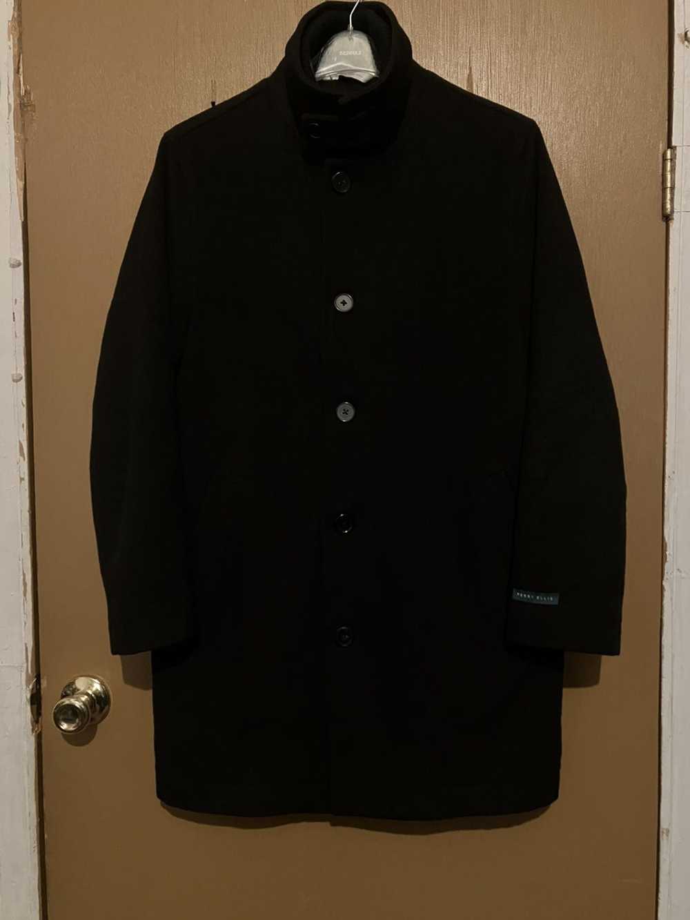 Perry Ellis Portfolio Long Wool Overcoat - image 1