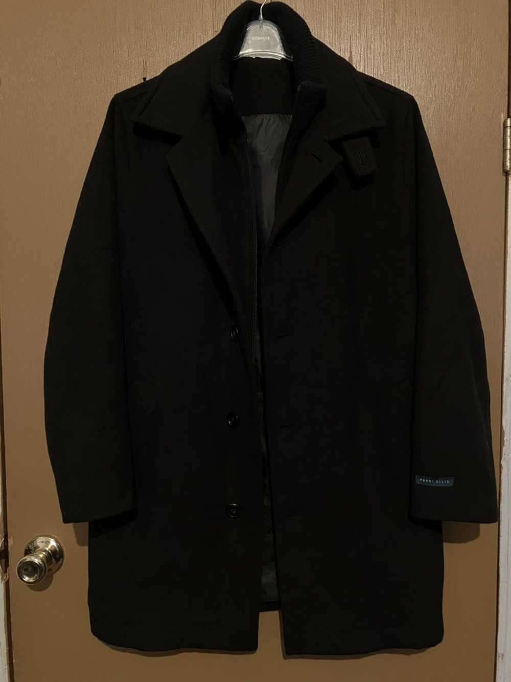 Perry Ellis Portfolio Long Wool Overcoat - image 5