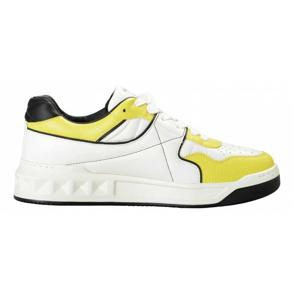 Valentino Garavani Leather low trainers - image 1