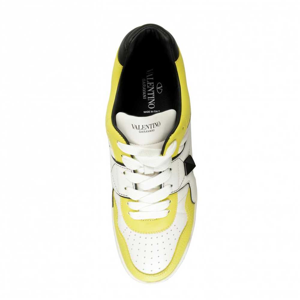 Valentino Garavani Leather low trainers - image 3