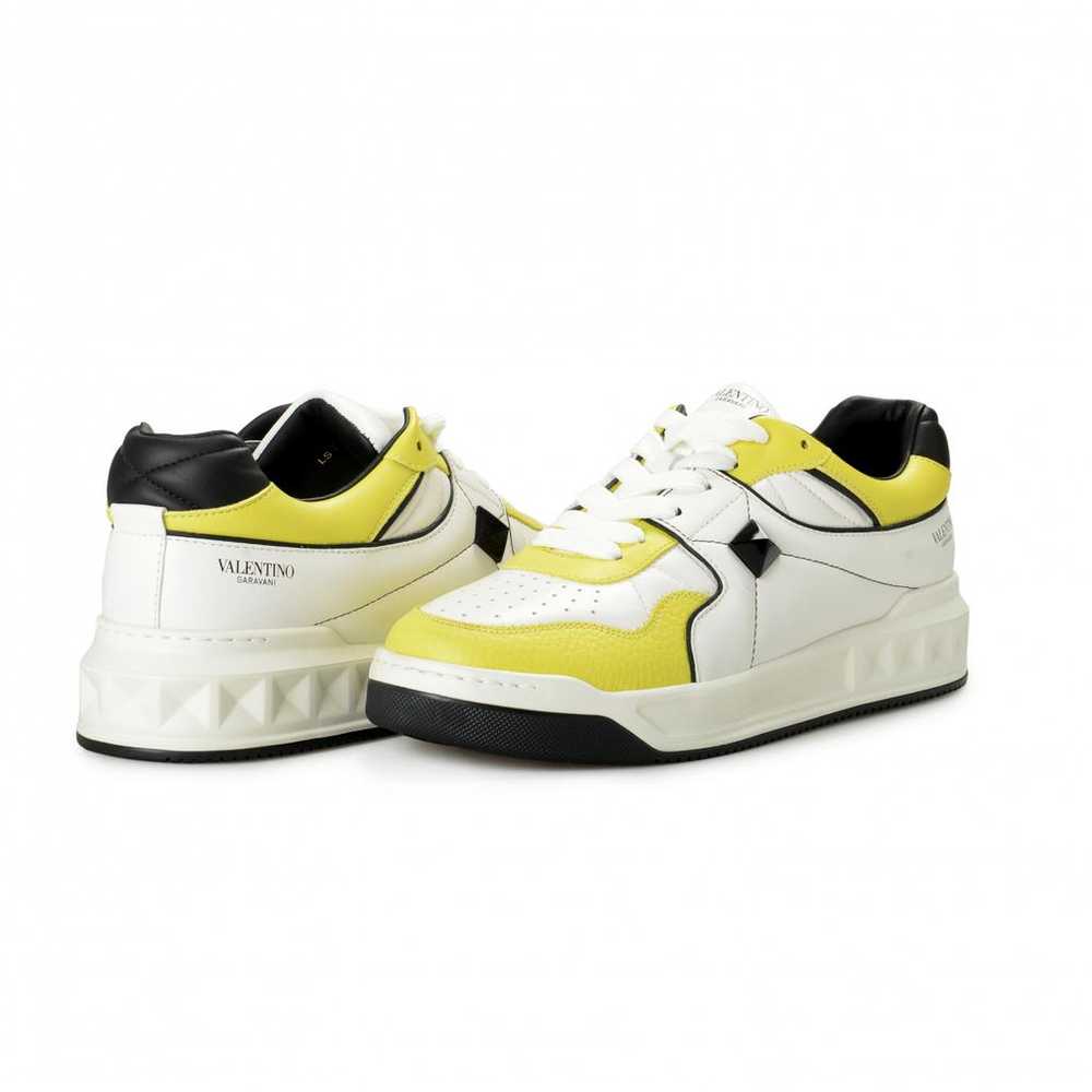 Valentino Garavani Leather low trainers - image 8