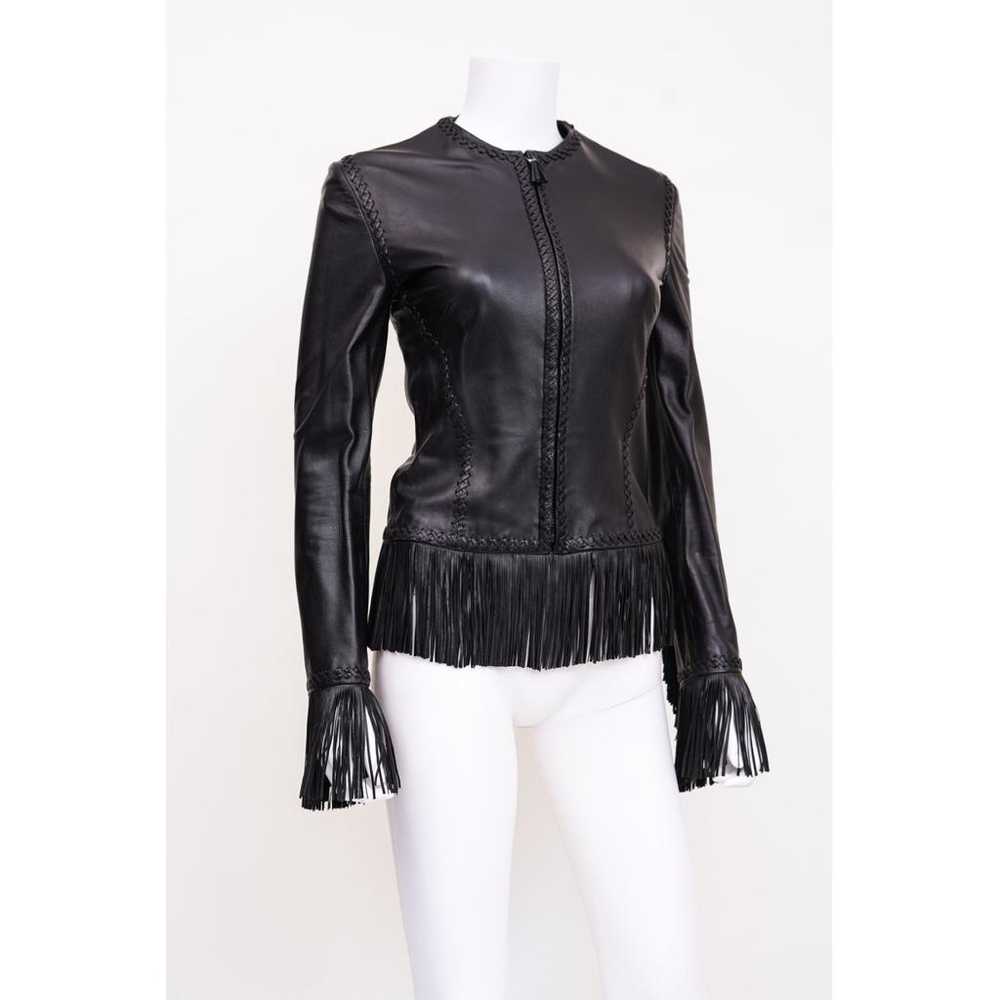 Versace Leather jacket - image 3