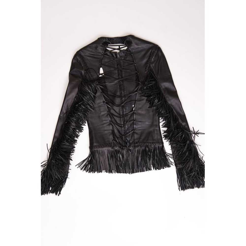 Versace Leather jacket - image 6