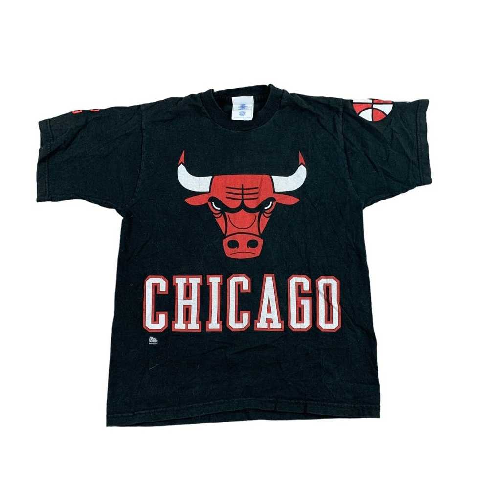 Chicago Bulls × NBA × Vintage 90s Black Chicago B… - image 1