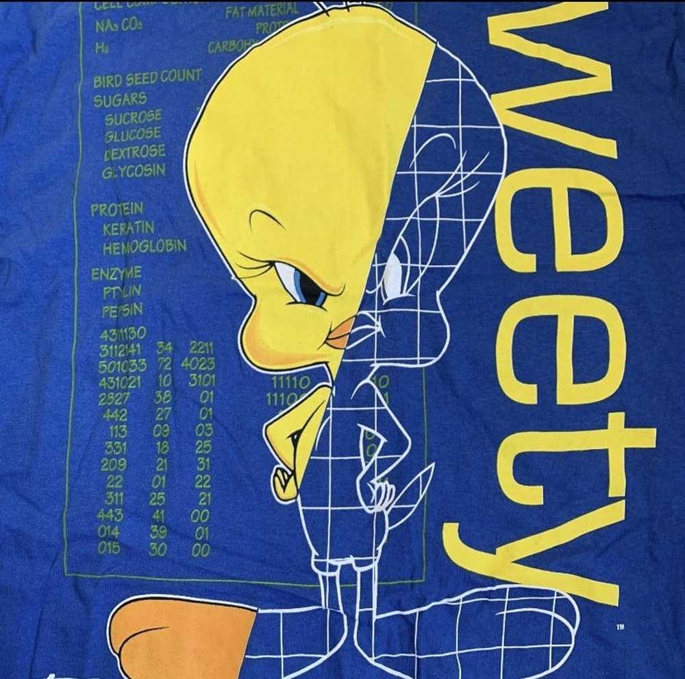 Streetwear 90s looney tunes deadstock t tweety - image 3