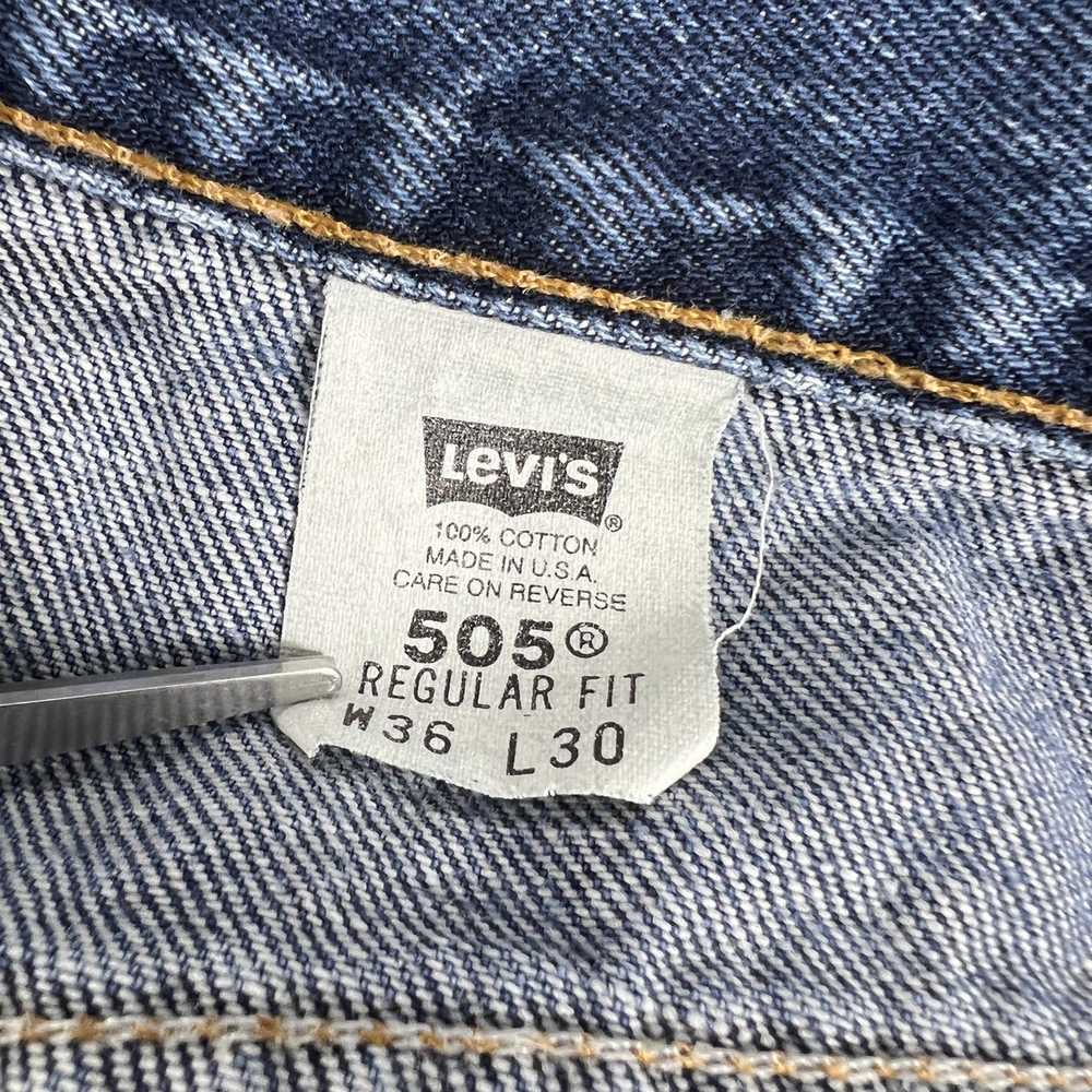 Levi's × Vintage VTG Levi's 505 Regular Straight … - image 11