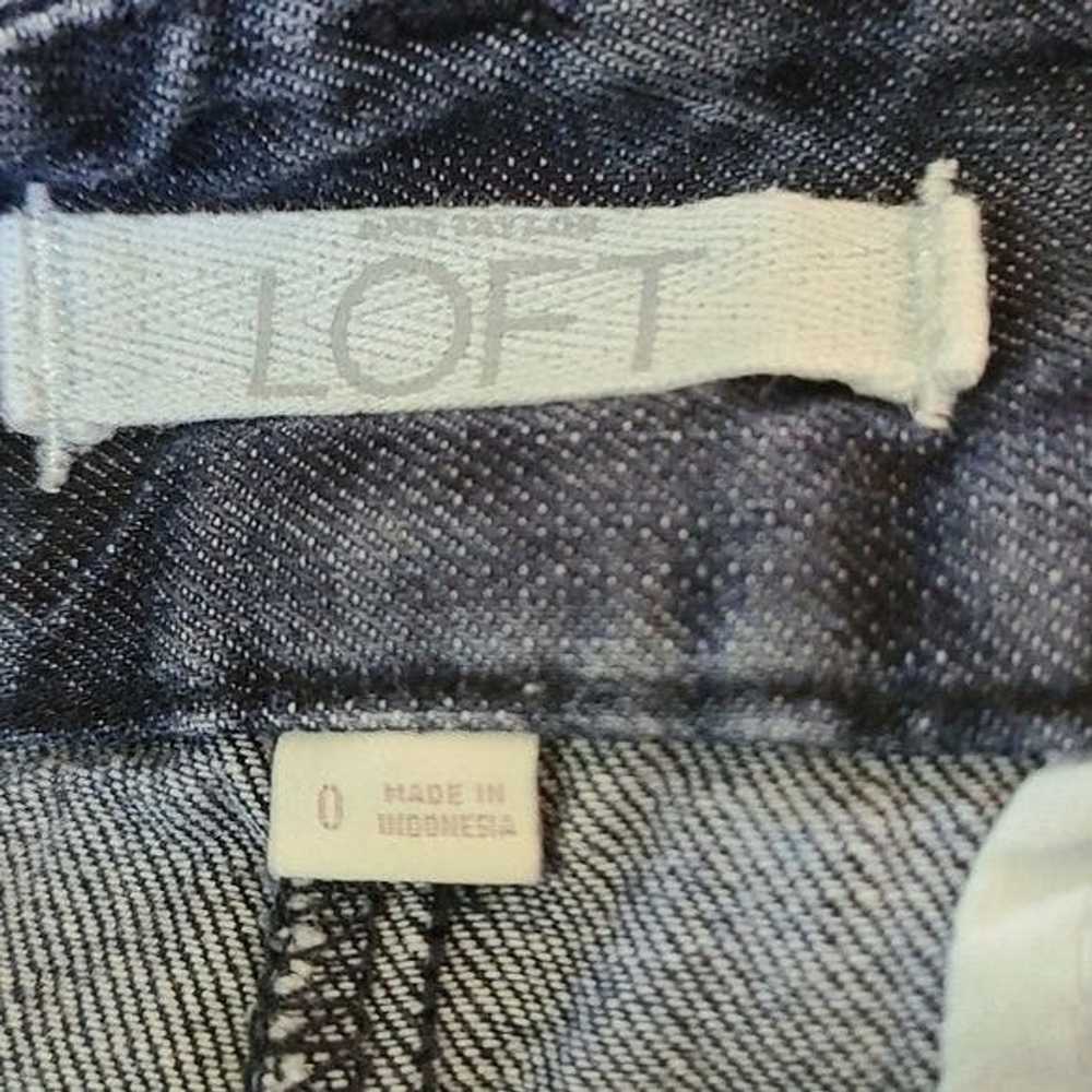 Loft LOFT Dark Wash Size 0 Jean Shorts - image 6