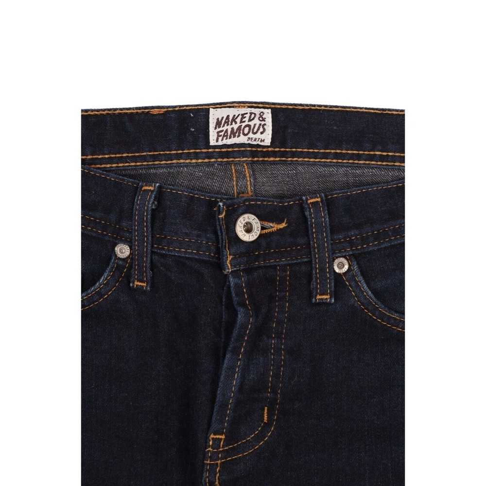 Naked & Famous Men's NAKED & FAMOUS Navy Cotton S… - image 5