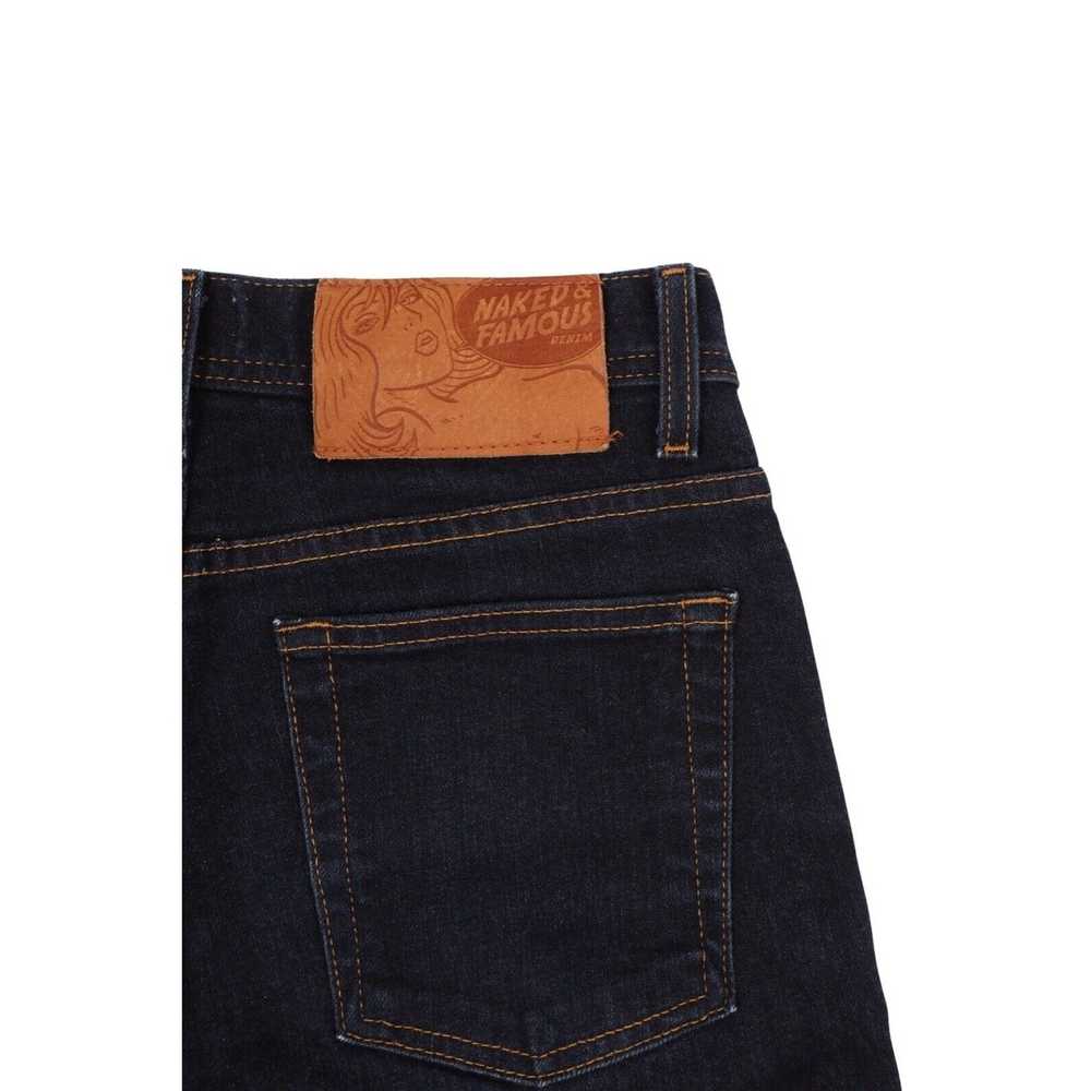 Naked & Famous Men's NAKED & FAMOUS Navy Cotton S… - image 7