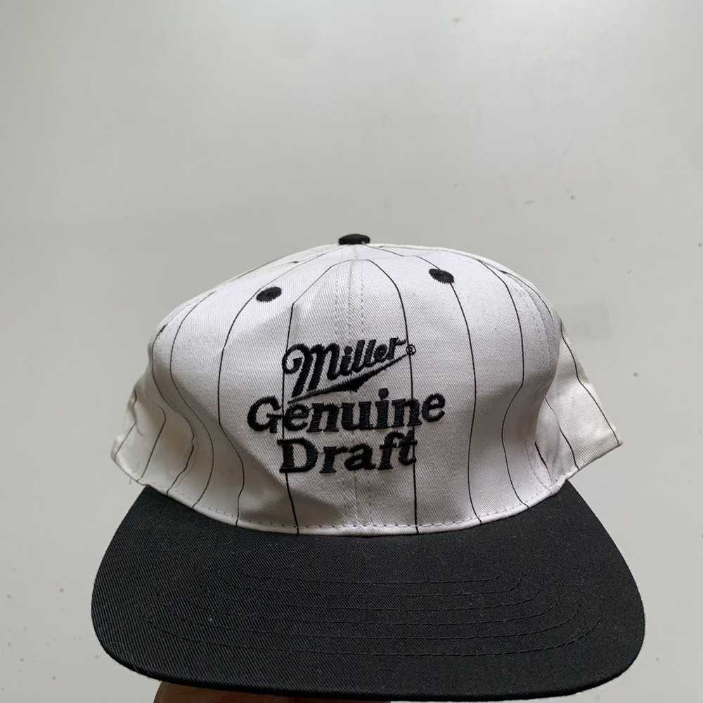 Miller Genuine Draft Logo Patch Adjustable Rope Hat