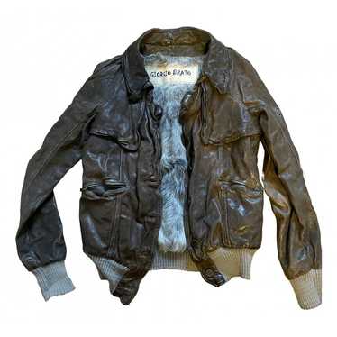 Giorgio Brato Leather biker jacket - image 1