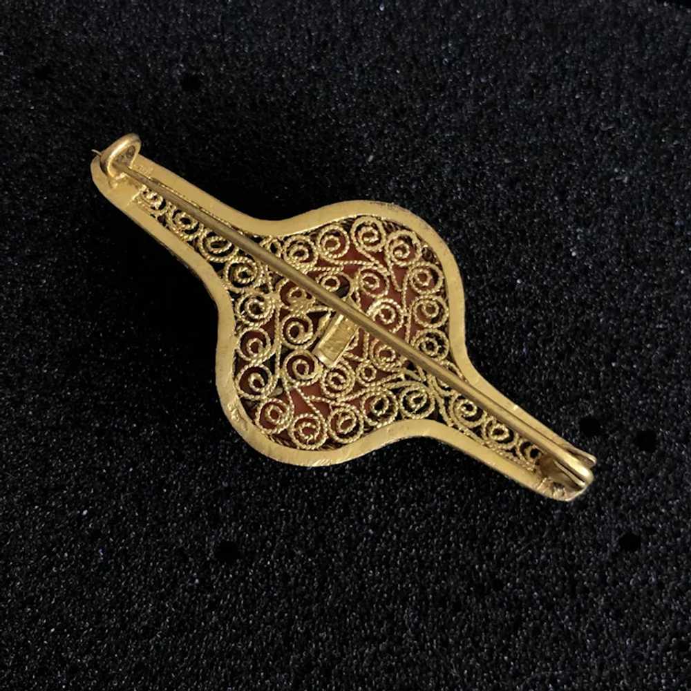 Amazing Antique Chinese Gild Filigree Hand Carved… - image 7
