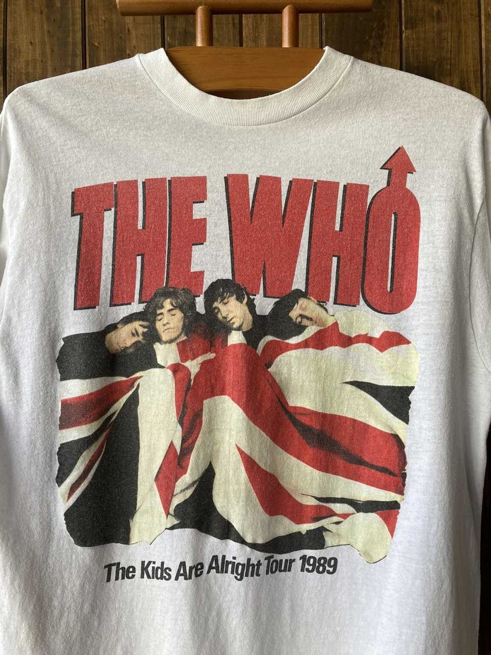 Band Tees × Hanes × Vintage Vintage 1989 The Who … - image 2