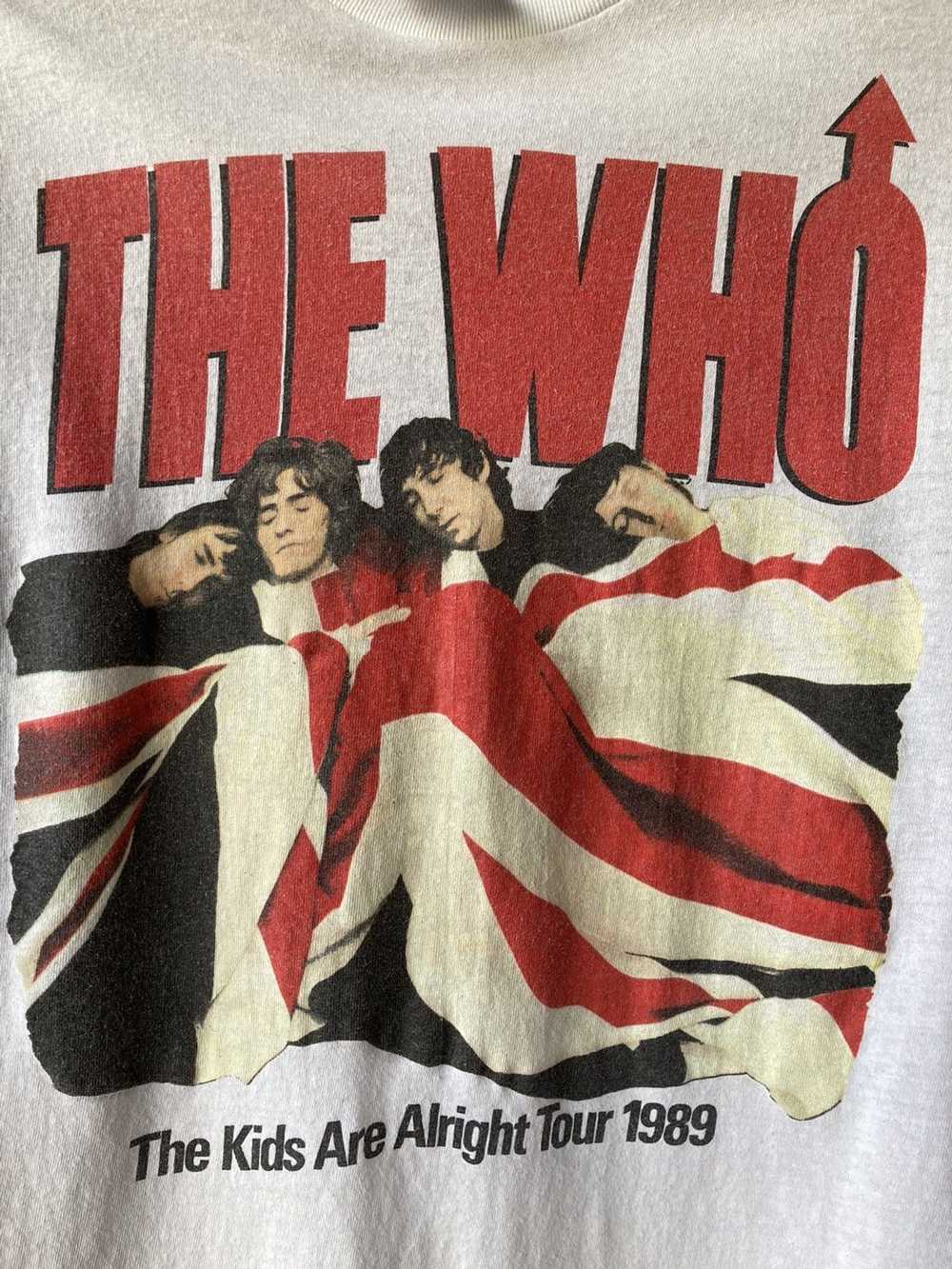 Band Tees × Hanes × Vintage Vintage 1989 The Who … - image 5