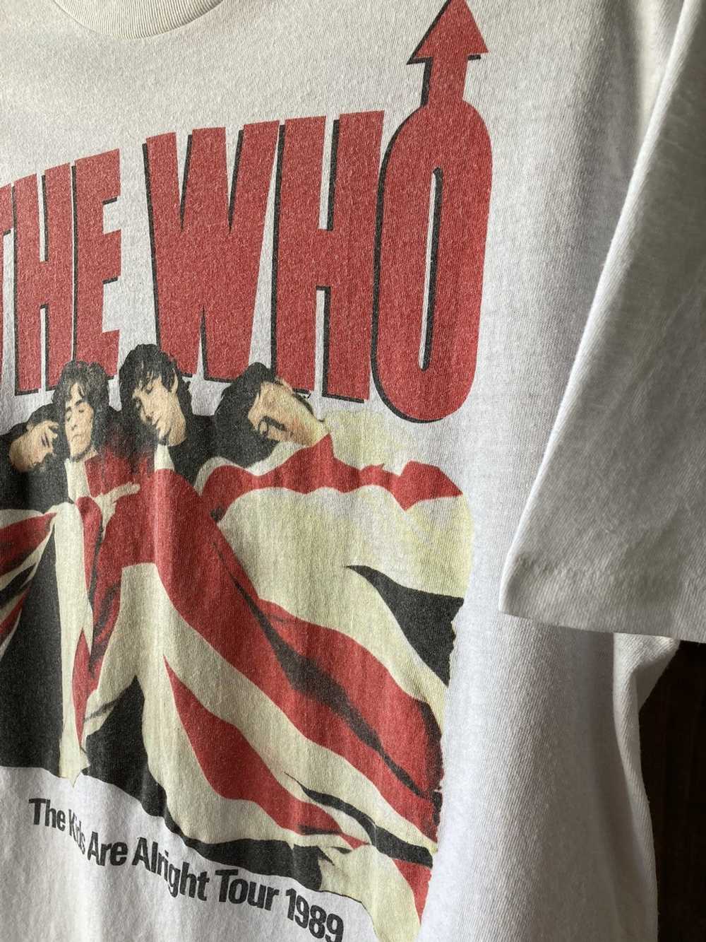 Band Tees × Hanes × Vintage Vintage 1989 The Who … - image 7