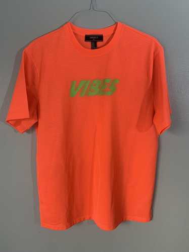 Forever 21 Neon Orange Vibe Sheer Mesh Tee