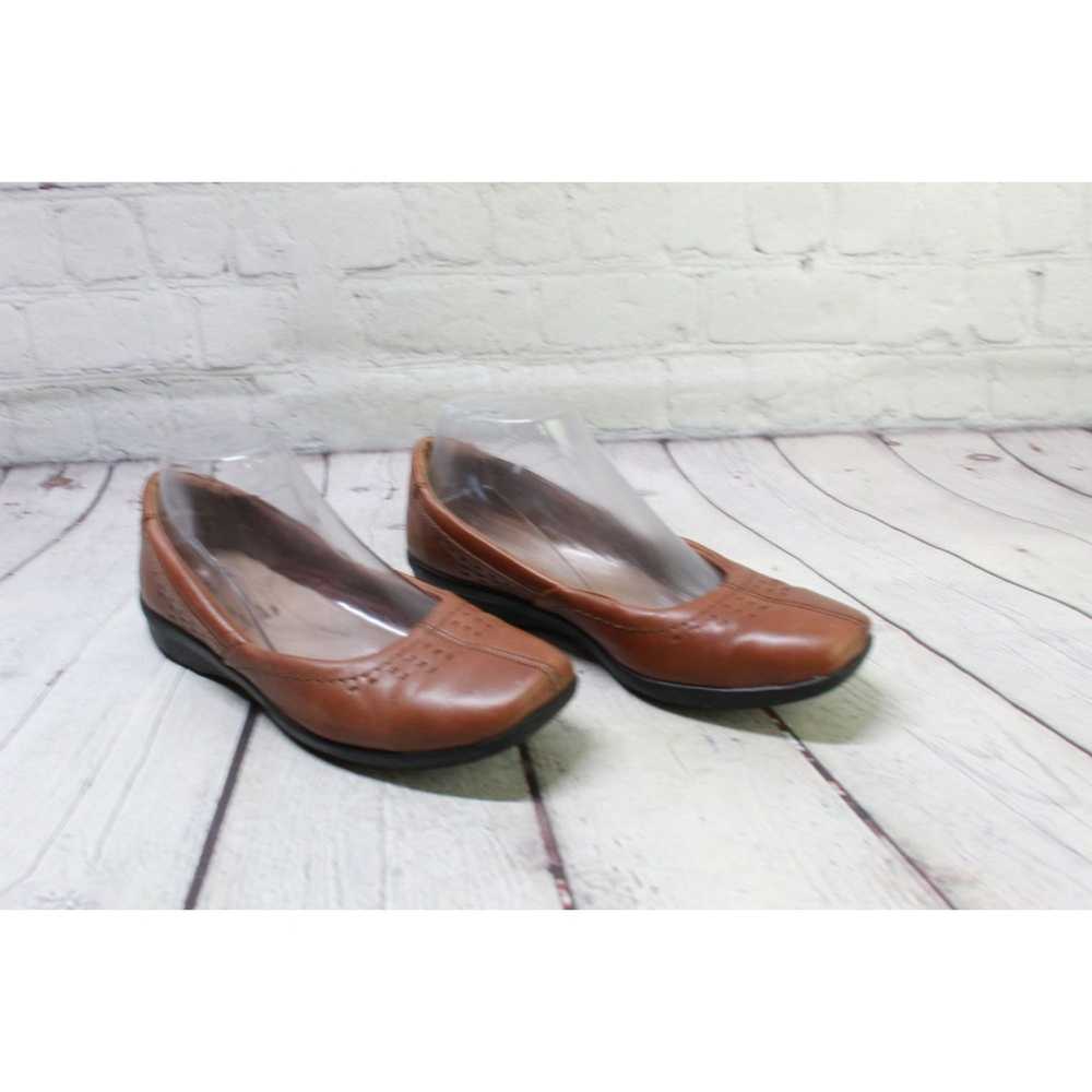 Clarks Clarks Collection Brown Leather Slip On Ca… - image 3