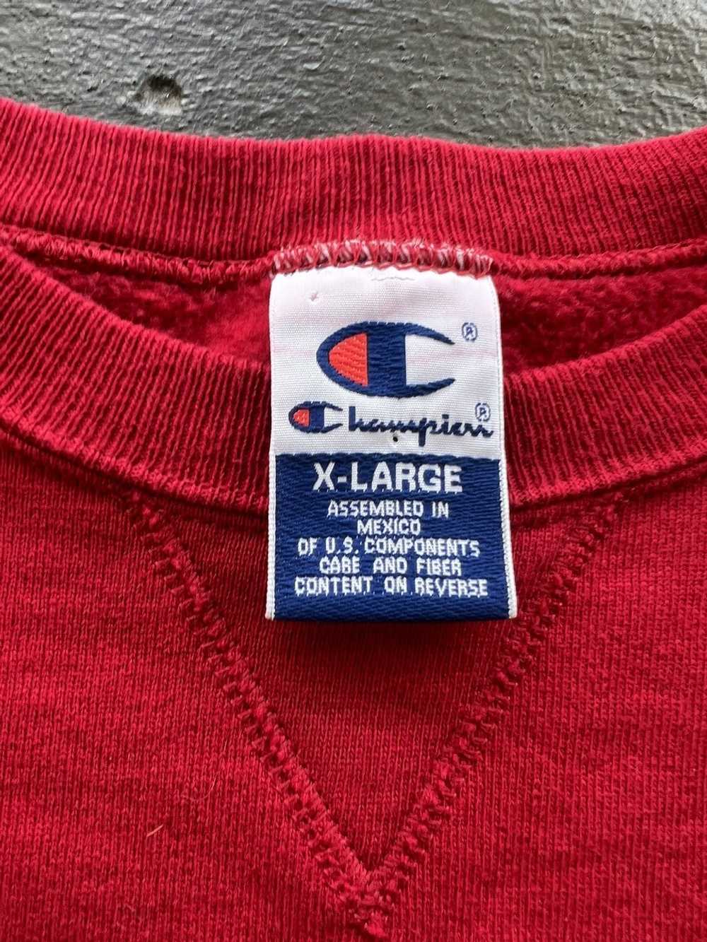 Champion × Vintage Vintage Champion sweatshirt cr… - image 4