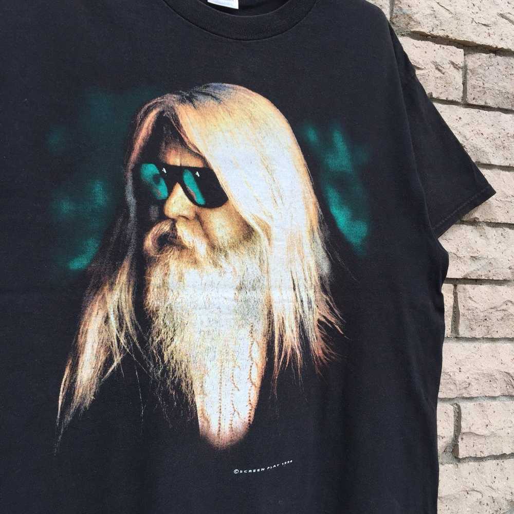 Vintage 90s Leon Russell T Shirt Adult XL 1994 Blues Band Tee Black 2024 R2