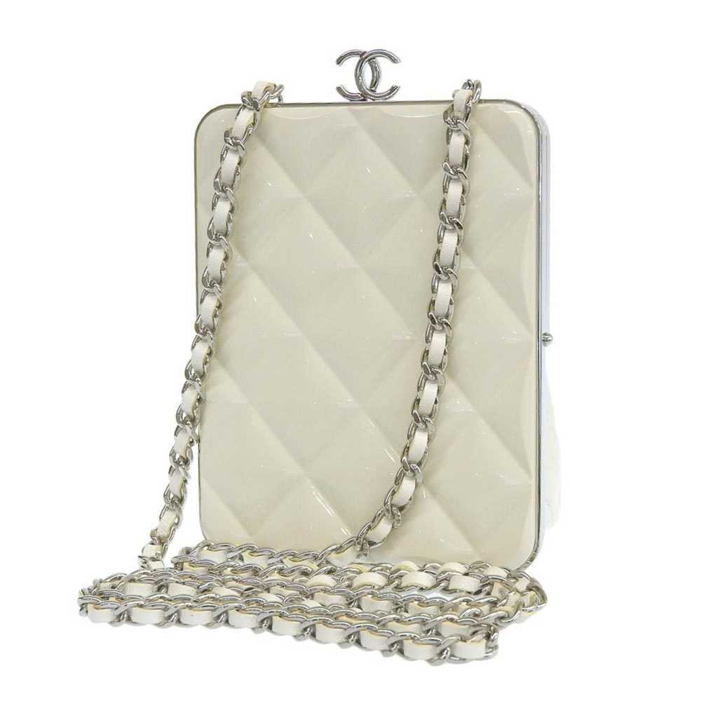 Chanel Chanel here mark clutch shoulder bag with … - image 2