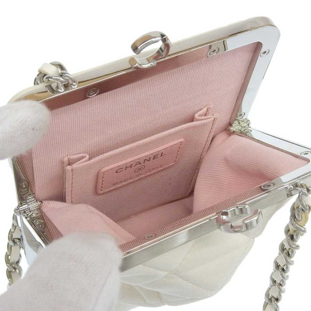 Chanel Chanel here mark clutch shoulder bag with … - image 3