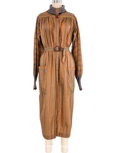 1970's Missoni Striped Belted Coat - image 1