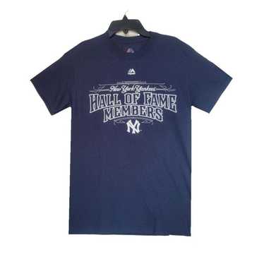 New York Yankees Derek Jeter Hall of Fame Blue Shirt Adult Medium NWOT New