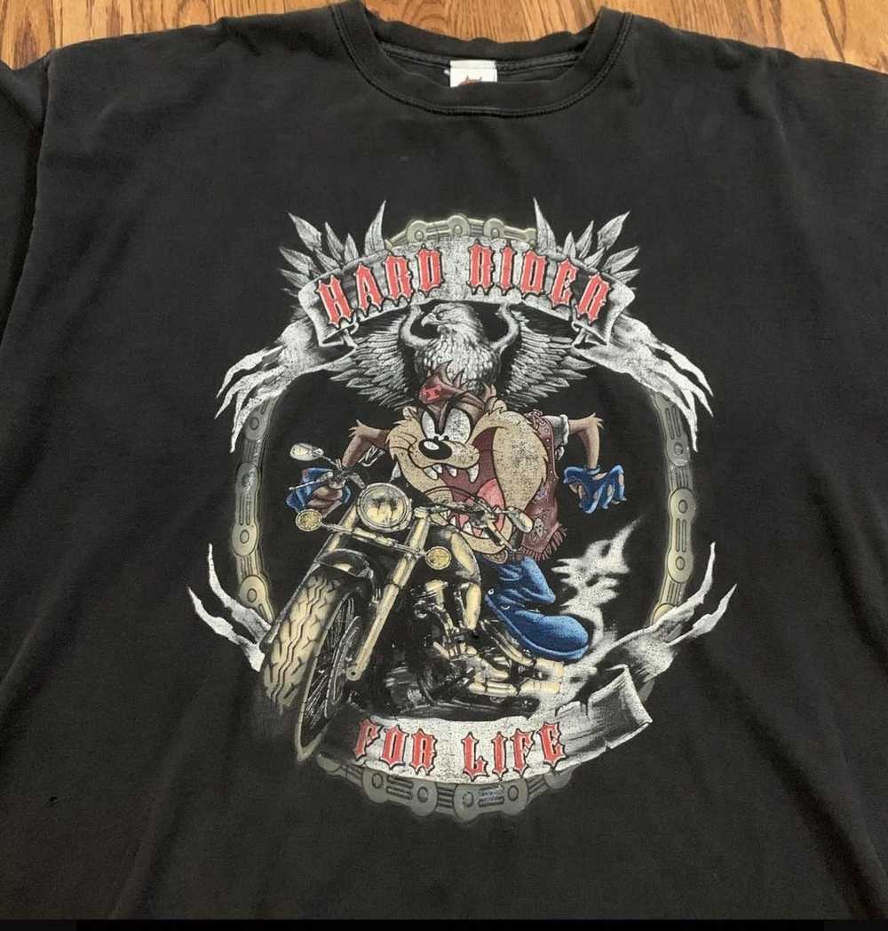 Vintage Vintage Taz Hard Rider For Life T Shirt (… - image 5