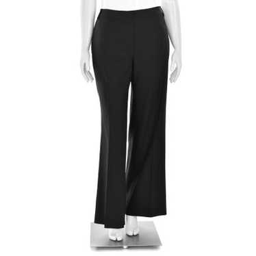 St. John Collection Wide Leg Wool Trouser in Black - image 1