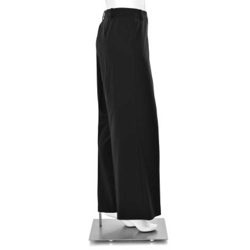 St. John Collection Wide Leg Wool Trouser in Black - image 3