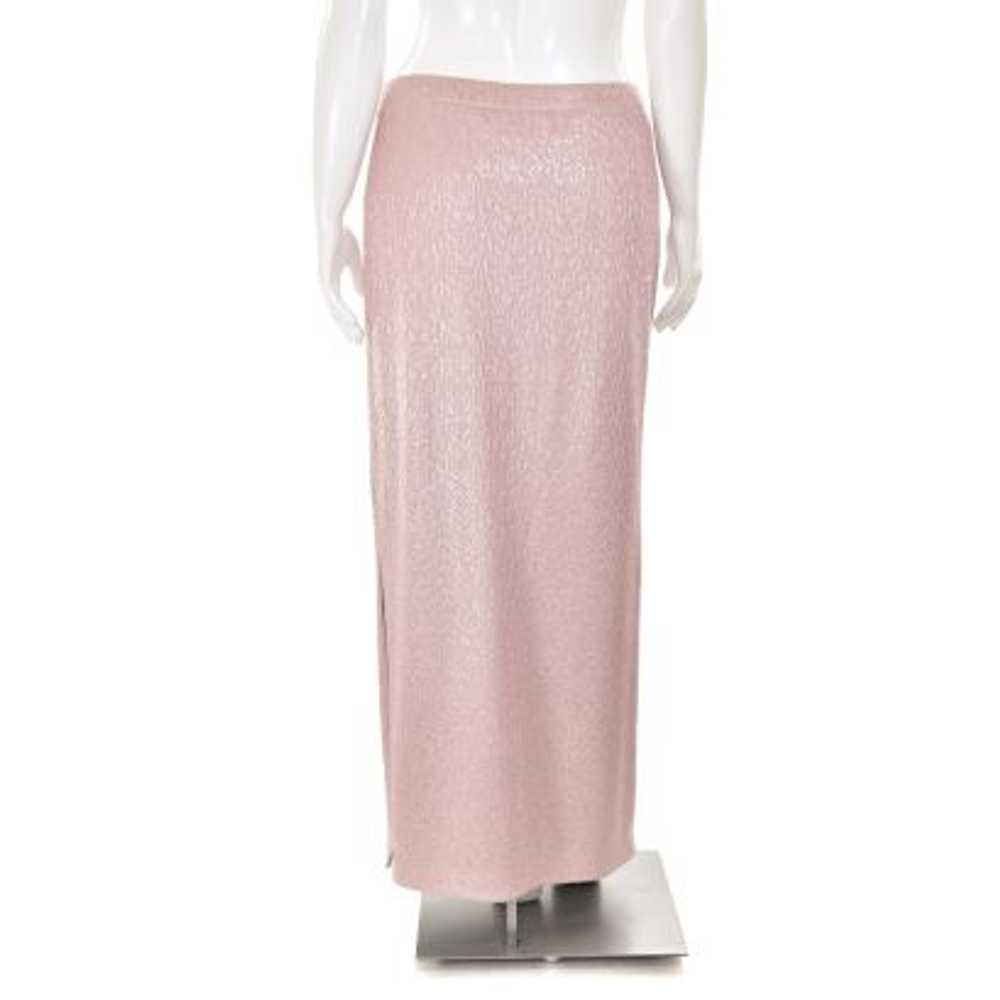 St. John Couture Paillette Evening Skirt in Pink … - image 3